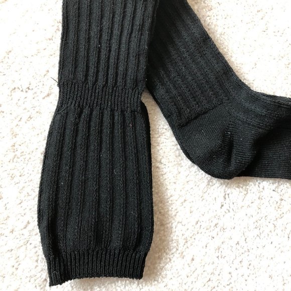 NWOT Black Thigh-high Socks [FREE WITH PURCHASE] - Picture 2 of 2